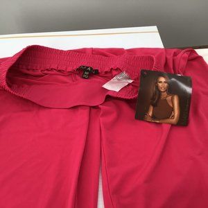 Inman Medium Petite, Hot Pink Pull Up Pants, 95% Poly/5%Spandex, New with tags